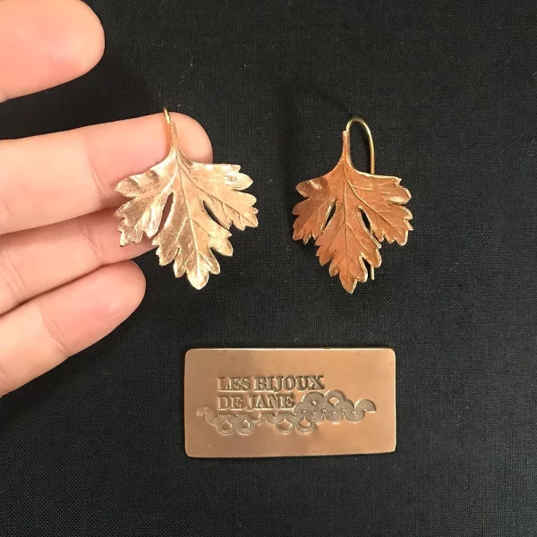 BOUCLES D'OREILLES PETROSELINUM CRISPUM