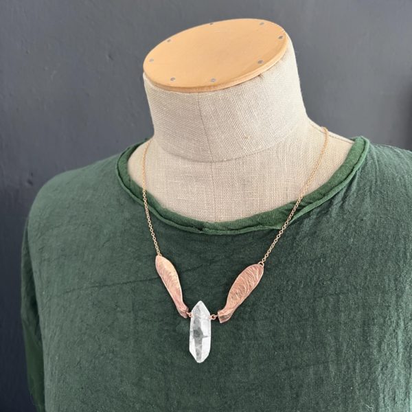 collier Samara & cristal de roche