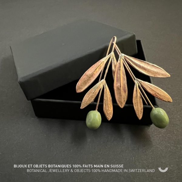 Boucles d’oreilles berceuses OLEA EUROPAEA