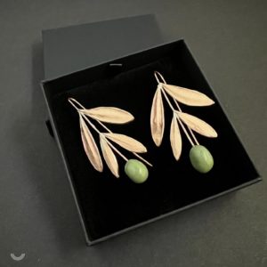 Boucles d’oreilles berceuses OLEA EUROPAEA – Image 4