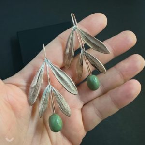 Boucles d’oreilles berceuses OLEA EUROPAEA – Image 5