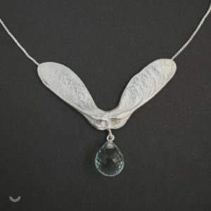 collier Samara en argent 925 & Aigue-Marine – Image 3